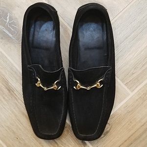 VINTAGE Men's Gucci HorseBit Loafers Suede Sz 10